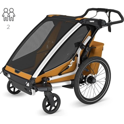 Thule Chariot Sport 2 Double príves na bicykel G3 Natural Gold 2024
