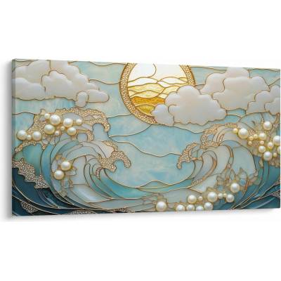 Obraz - 3D perly v oceáne, jednodielne 120x70 cm