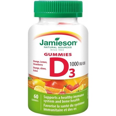 Jamieson Vitamin D3 Gummies 60 žvýkacích tablet