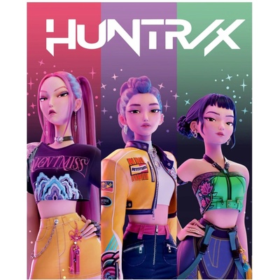 Halantex Detská coral fleece deka KPop Demon Hunters HUNTR X Portraits