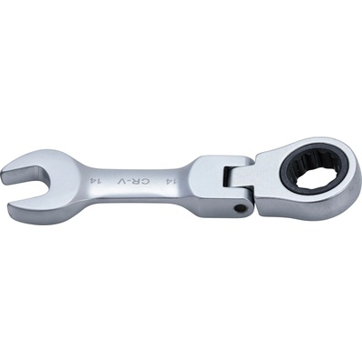 BGS technic Ráčnový očkoplochý klíč krátký kloubový 14 mm BGS 6914