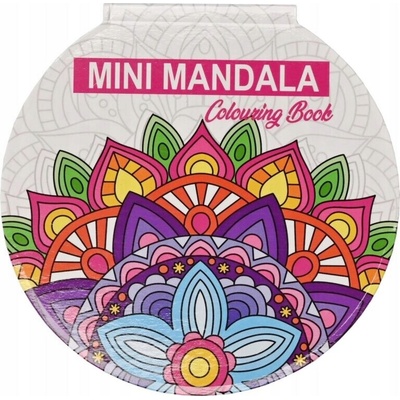 MINI MANDALA Antistresová Omaľovánka pre deti a dospelých 48 vzorov