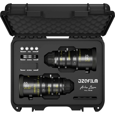 DZO Optics DZOFILM Arles Zoom 25-75/65-180mm (PL_Black_Case_2pcs_Metric)