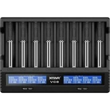 Xtar Nabíjačka na 8 batérií Li-ion a Ni-MH | 18650 / 21700 / AA / AAA | USB-C
