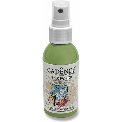 Barva na textil Cadence Your Fashion žlutozelená 100 ml