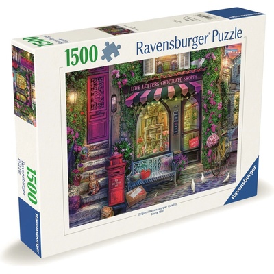 RAVENSBURGER Milostné dopisy a čokoláda 1500 dílků