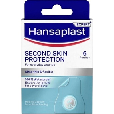 Hansaplast Second Skin protection hydrokoloidní náplast 6 ks