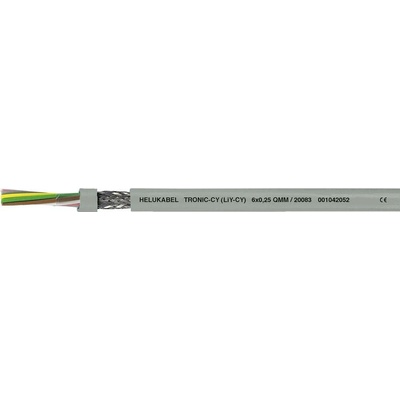 Helu 20057-500 dátový kábel LiYCY 3 x 0.34 mm² sivá 500 m