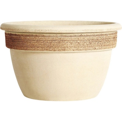 Květník CAMPANELLA GRAFFIATO keramický d33x19cm
