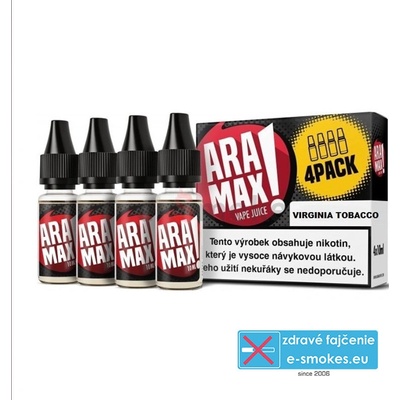 Aramax 4Pack Virginia Tobacco 4 x 10 ml 6 mg