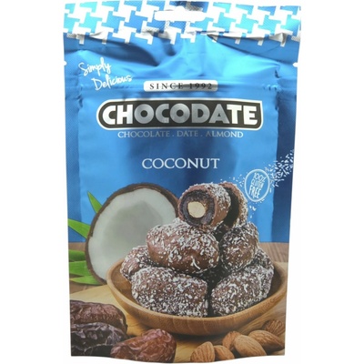 CHOCODATE Datle s mandľou a kokosom Chocodate 90 g