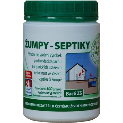 Baktoma Bacti ZS Bakterie do žump a septiků 0,5 kg – Hledejceny.cz