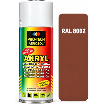 PRO-TECH akrylová farba v spreji 400 ml hnedá signálna