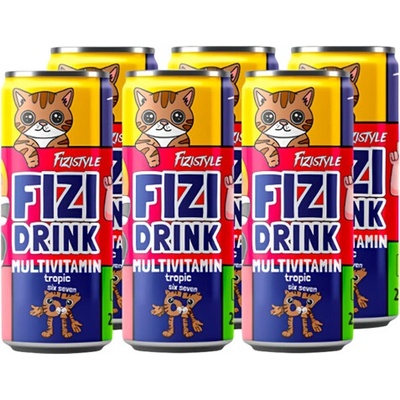 Fizi Drink Multivitamin tropic 6 x 250 ml