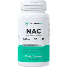 Vitamin360 NAC 600 mg 30 veganských kapslí