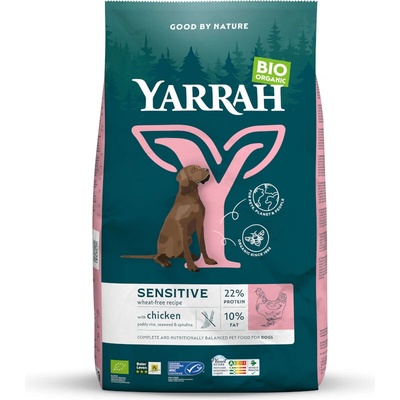 Yarrah Bio Sensitive s kuraťom & ryžou 2 x 10 kg