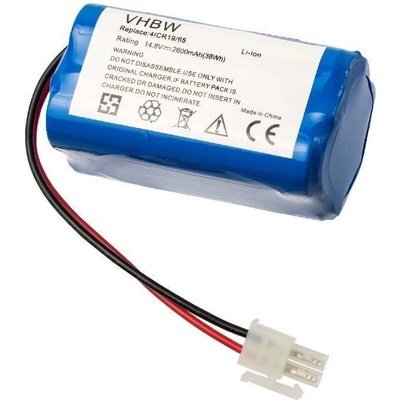 VHBW Profimaster Robot 2714 / Ecovacs Deebot CR130, káblové pripojenie 2600 mAh