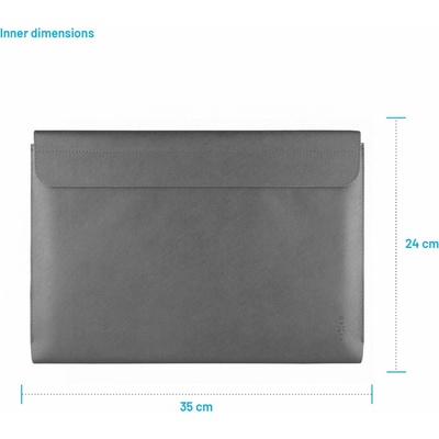 Pouzdro FIXED York pro notebooky o úhlopříčce do 15,3", šedé FIXYO-15-GR – Hledejceny.cz