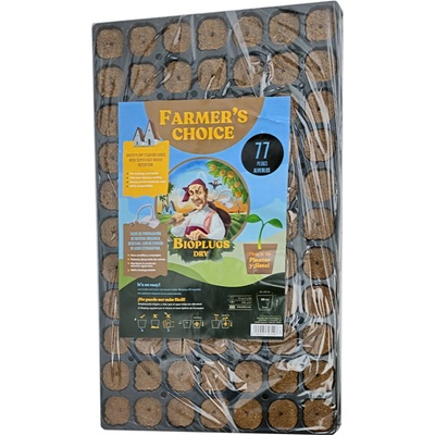 Farmer's Choice Bioplugs dry 3,5x3,5x3cm, sadbovač a kostky (77ks)