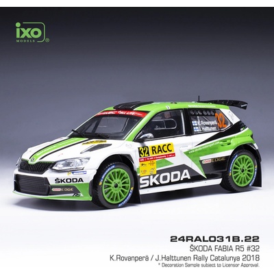 IXO Škoda Fabia R5 Rally Catalunya 2018 32 Rovanperä Halttunen 1:24