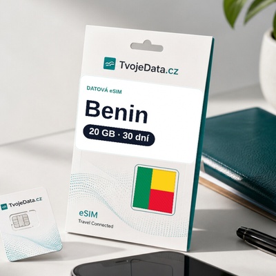 eSIM Benin 20 GB / 29 dní