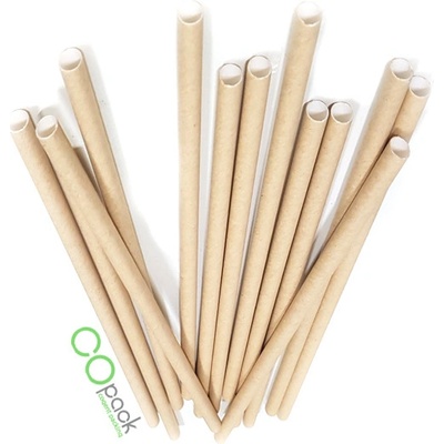 COpack Brčka papírová JUMBO 8 x 250 mm kraft 100 ks