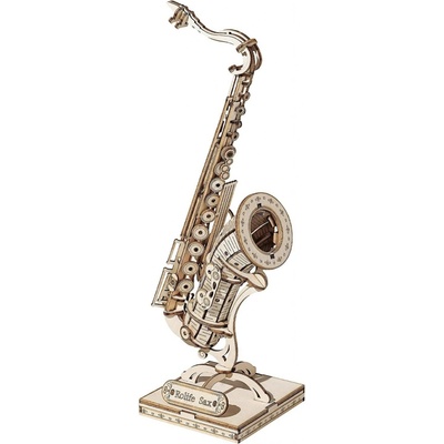 Robotime Rolife 3D dřevěné puzzle Saxofon 136 ks