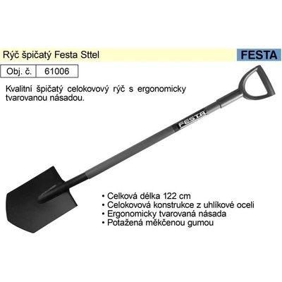 FESTA 61006 rýč špičatý