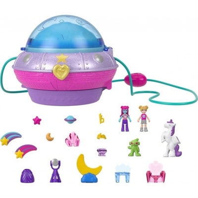 Mattel Polly Pocket Mikro Double Play Kosmická loď
