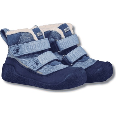 Affenzahn dětské barefoot boty Prewalker Midboot Vegan Snuggy Elephant