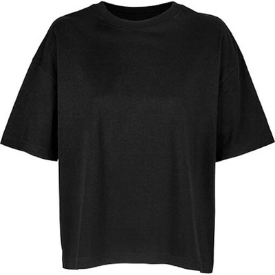 SOĽS Boxy Dámske oversize tričko SL03807 Deep black