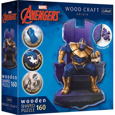 TREFL Wood Craft Origin Thanos na trůnu 160 dielov