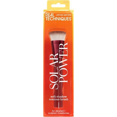 Real Techniques Solar Power Soft Shadow Contour Brush štetec na kontúrovanie fialová, červená