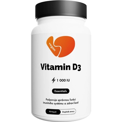 Citronek Vitamin D3 1000 IU 90 veganských kapslí