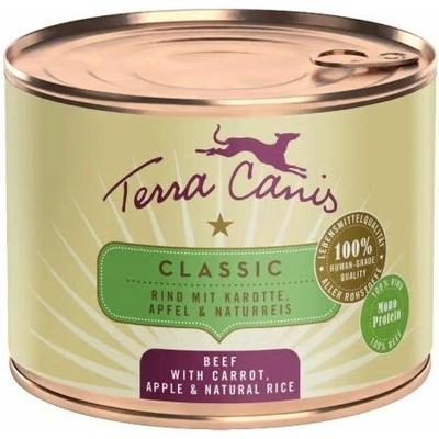 Terra Canis Beef with carrot apple & natural rice 200 g
