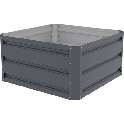 Rojaplast Vyvýšený záhon GB-A 60 x 60 x 30 cm plechový šedý