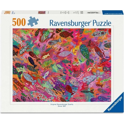 Ravensburger Ryby vo fuchsiových farbách 500 dielov