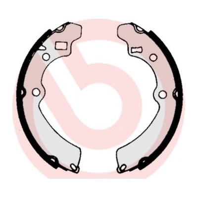 BREMBO Sada brzdových čeľustí S79512