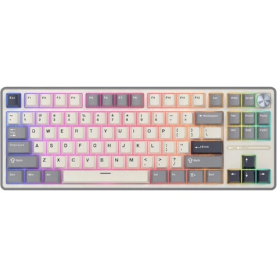 Royal Kludge R87 Pro US Hot-Swappable Brown Switch Grey