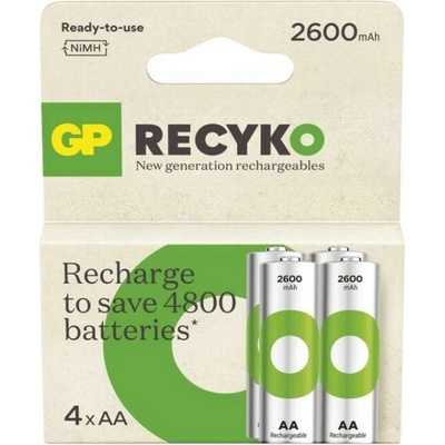 GP ReCyko 2600 AA 4 ks B25274