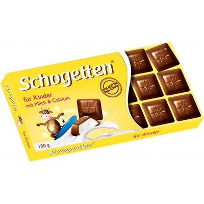 Schogetten Mléčná s mléčnou náplní pro děti 100 g