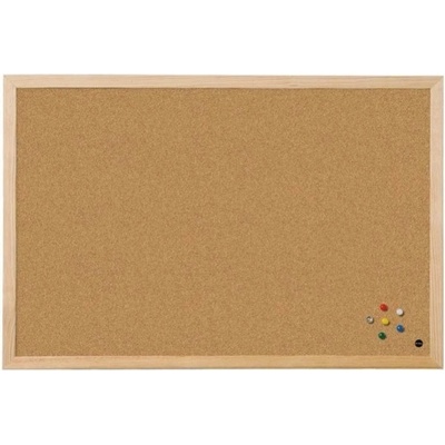 Concorde Oboustranná korková tabule - 90 x 120 cm - A0454