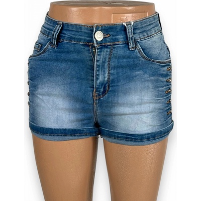 Denim dámské džínové kraťasy ALICE Modrá