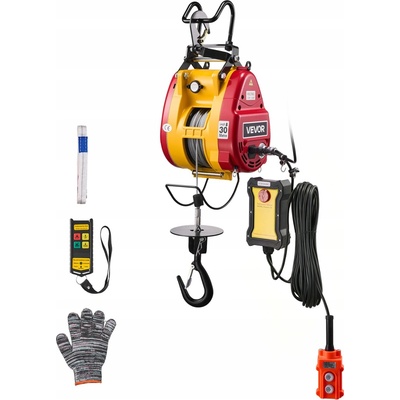 Elektrický navijak Vevor 1500 W 300 kg 30 m s diaľkovým ovládaním 2 v 1