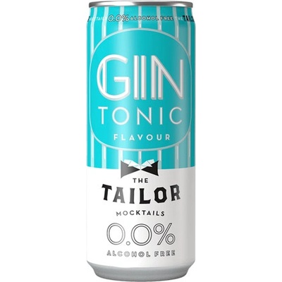 The Tailor sycený nealkoholický nápoj s příchutí ginu s tonikem 24 x 330 ml