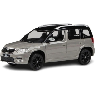 Abrex Škoda Yeti facelift 2013 šedá b 1:43
