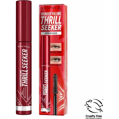 Rimmel London Predlžujúca a objemová riasenka Wonder'Volume Thrill Seeker 001 Black 8 ml