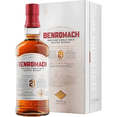 Benromach 21y 43% 0,7 l (karton)