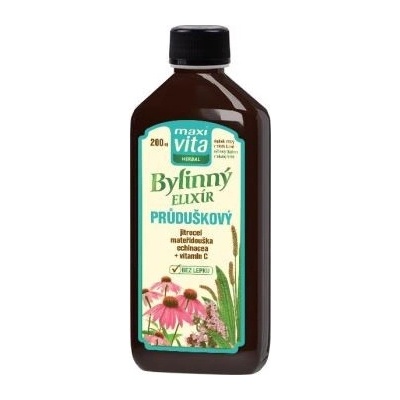 Maxi Vita Herbal Bylinný bronchiálny elixír 200 ml