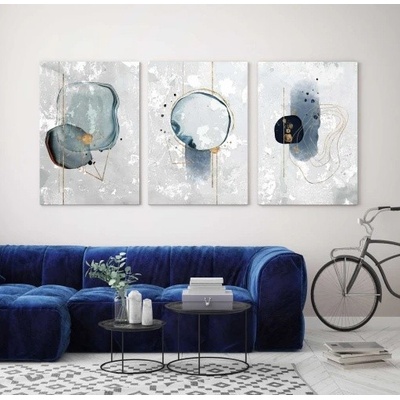 Divio Třídílný obraz na plátně, vzor 20444 Velikost: 90x180 cm